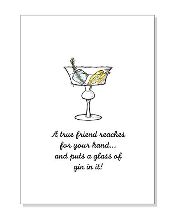 A True Friend Greeting Card