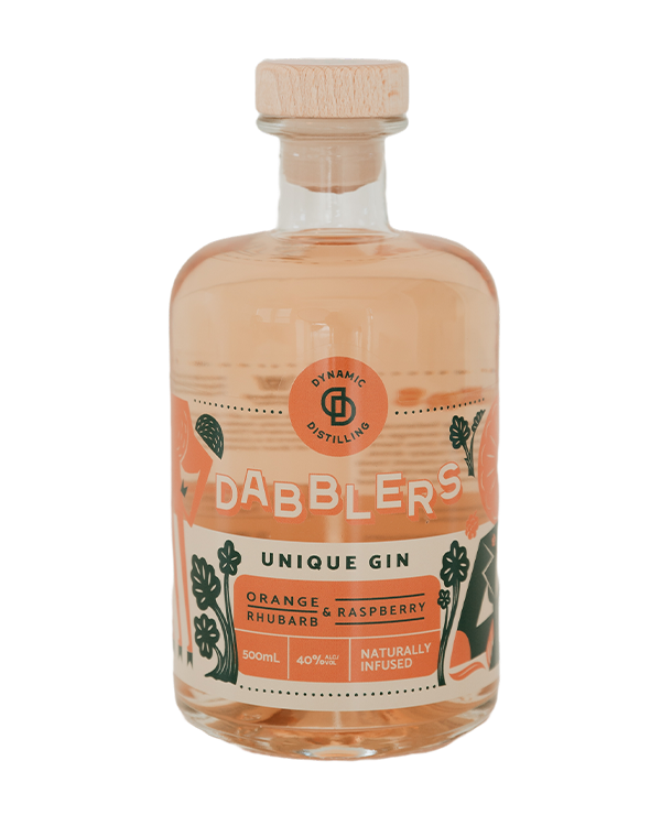 Dabblers Orange, Raspberry & Rhubarb Gin