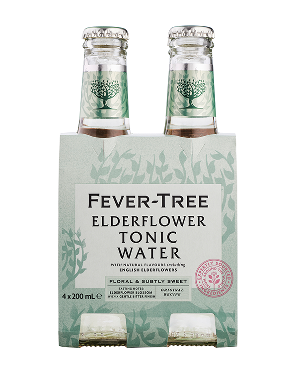 Fever-Tree Elderflower Tonic Water 4pk