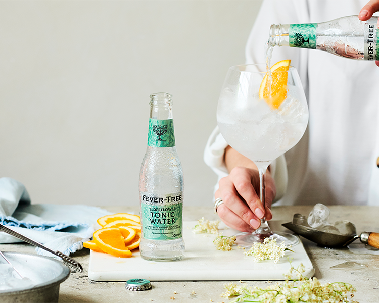 Fever-Tree Elderflower Tonic Water Cocktail