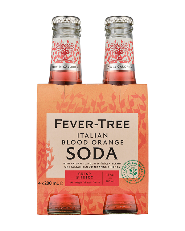 Fever-Tree Italian Blood Orange Soda 200ml 4pk