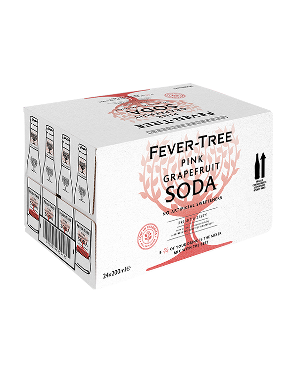 Fever-Tree Pink Grapefruit Soda 200ml 24pk