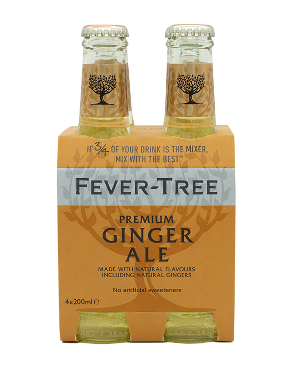 Fever-Tree Premium Ginger Ale 200ml 4pk