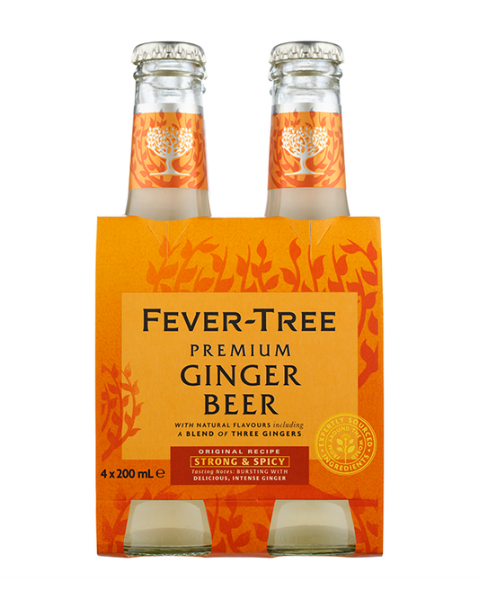 Fever-Tree Premium Ginger Beer 200ml 4pk