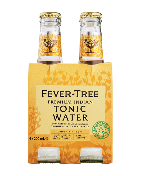Fever-Tree Premium Indian Tonic Water 200ml 4pk