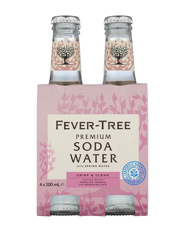 Fever-Tree Premium Soda Water 200ml 4pk