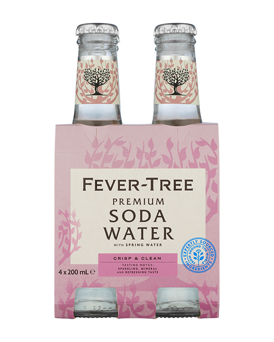 Fever-Tree Premium Soda Water 200ml 4pk