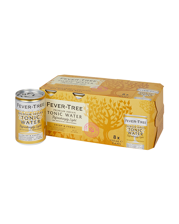 Fever-Tree Refreshingly Light Indian Tonic Water 150ml 8pk