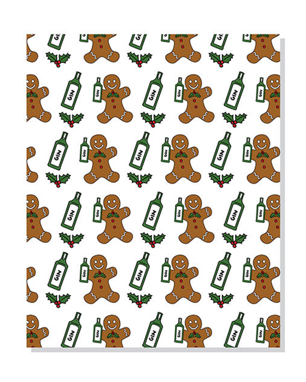 GINgerbread Man Wrapping Paper