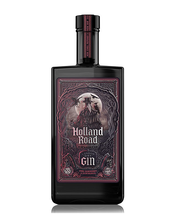 Holland Road London Dry Gin Pink Grapefruit & Kawakawa