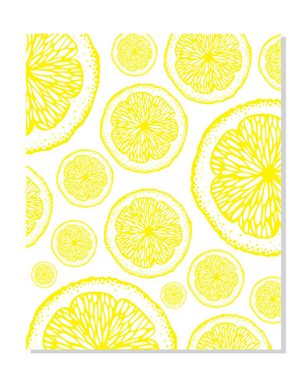 Lemon Rounds Wrapping Paper