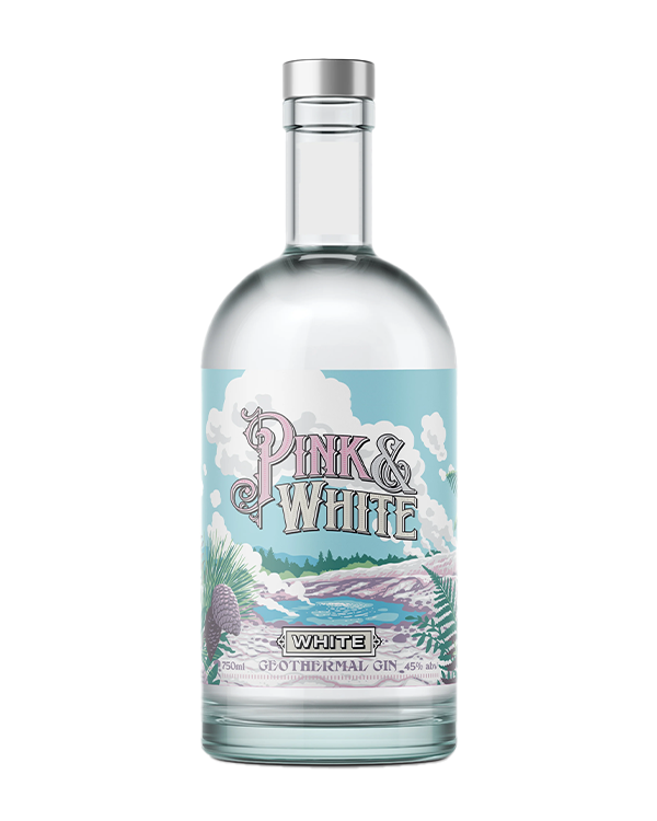 Pink & White Geothermal Gin White