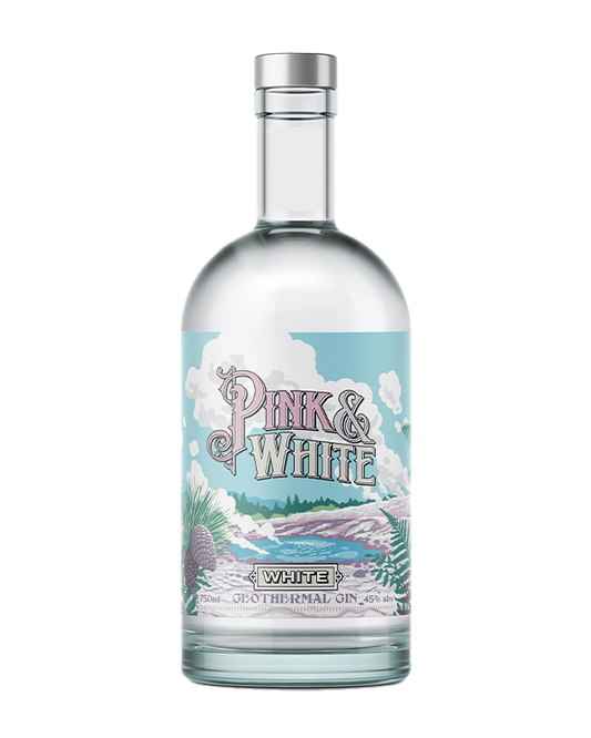 Pink & White Geothermal Gin White